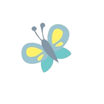 a butterfly from logo